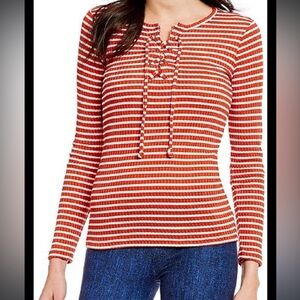 Michael Kors Lace Up Sweater